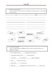 English Worksheet: A_or_an