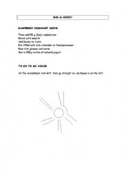 English Worksheet: Good or Bad Instructions?