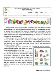 English Worksheet: 9th form test