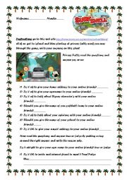 English Worksheet: Surfs Well Island