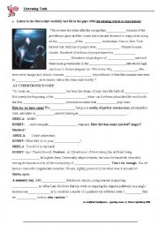 English Worksheet: filling the gaps (movie script: Artificial Intelligence)