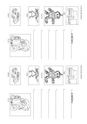 English Worksheet: Colours and toys