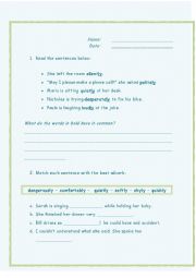 English Worksheet: Adverbs of Frequency