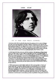 English Worksheet: OSCAR WILDE