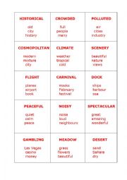 English Worksheet: TABOO CARDS no.2 