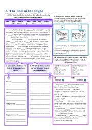 English Worksheet: Welcome on board 3 ( 2 pages)