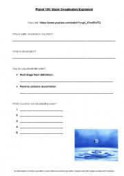 English Worksheet: Water Desalination