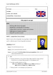 English Worksheet: Our Quiz!