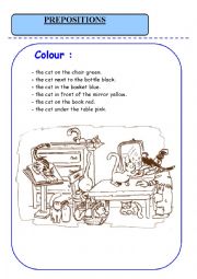 English Worksheet: Preposition