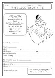 English Worksheet: GUIDED WRITING - 5/6