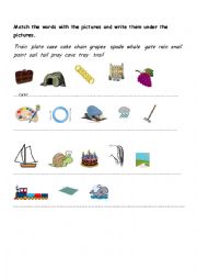 Long vowels worksheets