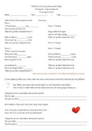 English Worksheet: reported speech