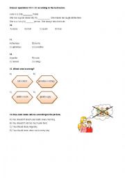 English Worksheet: Turkish State Schools Forward English 8th Grades SBS Test Units 1-2 ( Part 2 )