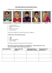 Big Bang Theory - Past Continuous vs Past Simple