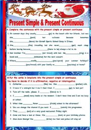 Present simple vs present continuous