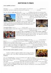 English Worksheet: Video - Dublin Sightseeing