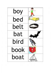 English Worksheet: B flashcards