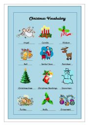 Christmas Vocabulary