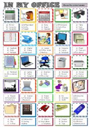 In my office: multiple choice activity 