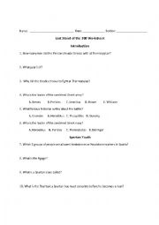 English Worksheet: Last stand of the 300