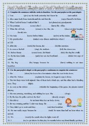 English Worksheet: Past Perfect Simple and Past Perfect Continuous