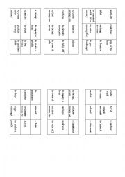 Money/business vocabulary noughts and crosses