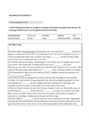 English Worksheet: GRAMMAR WORKSHEET 