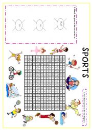 English Worksheet: Sports