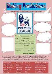 Making predictions with the English Premier League