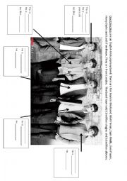 English Worksheet: One Direction to be practice