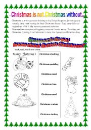English Worksheet: Christmas is not Christmas without