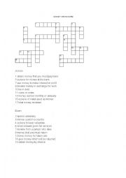 Money crossword+key