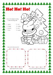 English Worksheet: Christmas