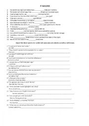 English Worksheet: Grammar revision