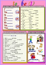 English Worksheet: To be - Affirmative