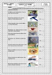 Module 1 Lesson 5  Safety at home    Tunisian 9th form sts