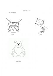 English Worksheet: TOYS