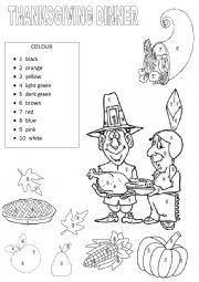 English Worksheet: THANKSGIVING  DAY