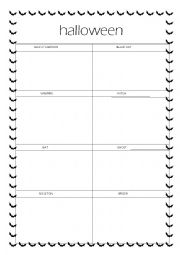 English Worksheet: HALLOWEEN