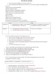 English Worksheet: cause and effect