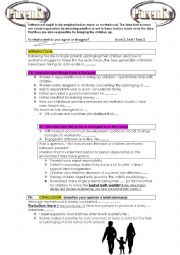 English Worksheet: WRITING 