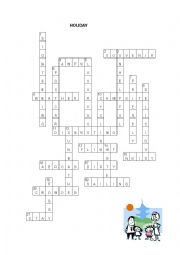 Holidays crossword