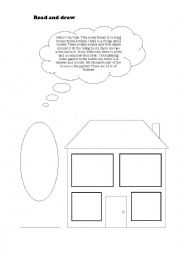 English Worksheet: House and furniture