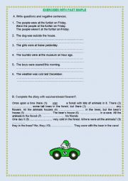 English Worksheet: past simple exercises