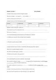 English Worksheet: module2 philanthropy /section2