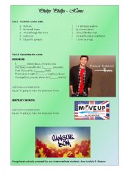 English Worksheet: Home -  Phillip Phillips