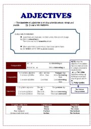 Adjectives guide