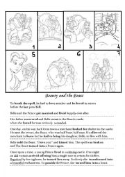 English Worksheet: Beauty & the Beast