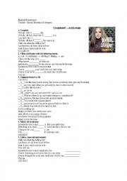 English Worksheet: Song: Complicated by Avril Lavigne