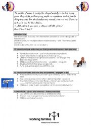 English Worksheet: writing practice